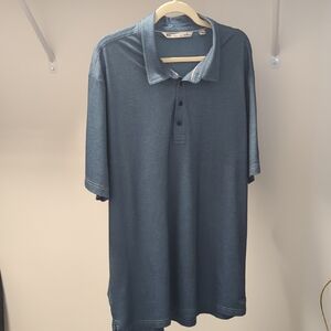Travis Mathew Blue Golf Shirt